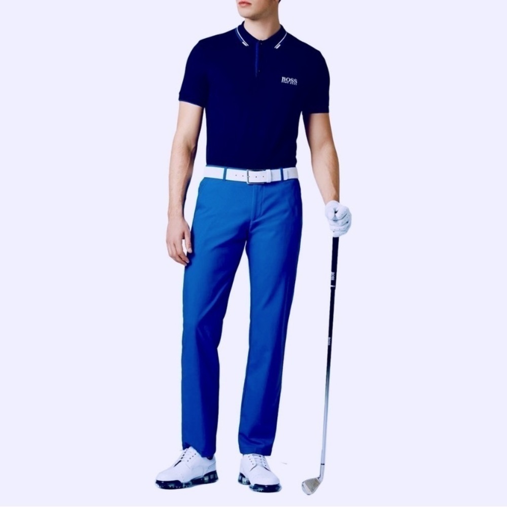 HUGO BOSS Hakan 9 Golf Pants Blue 36R Sports Trouser